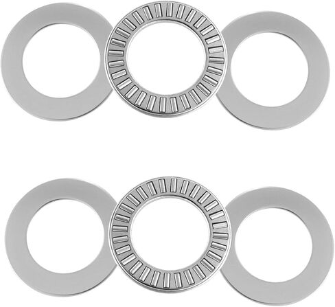 NTA1018 2 قطعة 304 الفولاذ المقاوم للصدأ WashersThrust محمل ذو بكرات إبرية محامل 7/8 "تتحمل 1-7/16" OD 5/64 "العرض in Kuwait
