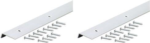 M-D Building Products 67371 Edging A811 96-Inch Aluminum Moulding, Polished in Saudi Arabia