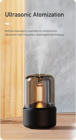 Upgraded Scent Diffuser, Aromatherapy, Humidifier Diffuser and Air Freshener for Home and Office (Black) in Saudi Arabia
