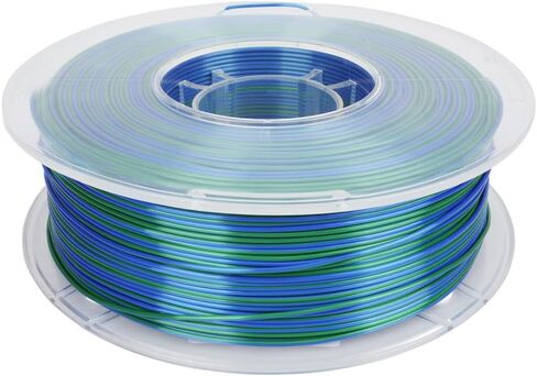 CC3D Silk Candy PLA Filament 1.75mm ديناميكي لون الحلوى Silk PLA 3D خيوط الطابعة 1KG متدرج متغير متعدد الألوان لامعة لمواد الطباعة FDM ثلاثية الأبعاد (حلوى الذهب الأحمر) in Kuwait