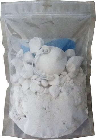 Z Athletic Chunky Chalk and Optional Refillable Chalk Ball, Packaging May Vary in Saudi Arabia