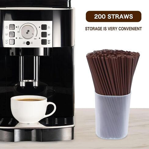 6.7 IN Three-hole Coffee Stirrers Sticks with Storage Jar, Disposable Plastic Drink Stirrer Sticks, 200 Stirrers, Use It As A Coffee Straws in Saudi Arabia