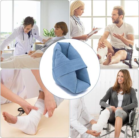 Heel Protector Cushion Heel Protectors for Pressure Sores in Bed and Heel Protectors for Bed Sores, Heel Cushions for Heel Pain Relief, Foot Heel Pillows for Bedridden Patients in Saudi Arabia