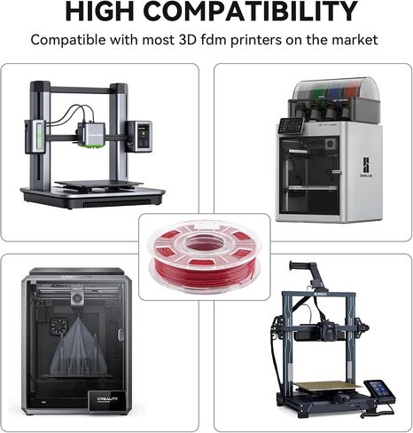 3D Printer SMP Filament (4D filament) 1.75mm 250g, Shape Memory Polymer Material, Dimensional Accuracy +/-0.03mm, 1.75mm Filament for Bambu Lab X1/P1P, Creality K1C FDM 3D Printers, Transparent in Saudi Arabia