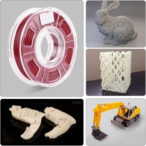 3D Printer SMP Filament (4D filament) 1.75mm 250g, Shape Memory Polymer Material, Dimensional Accuracy +/-0.03mm, 1.75mm Filament for Bambu Lab X1/P1P, Creality K1C FDM 3D Printers, Transparent in Saudi Arabia