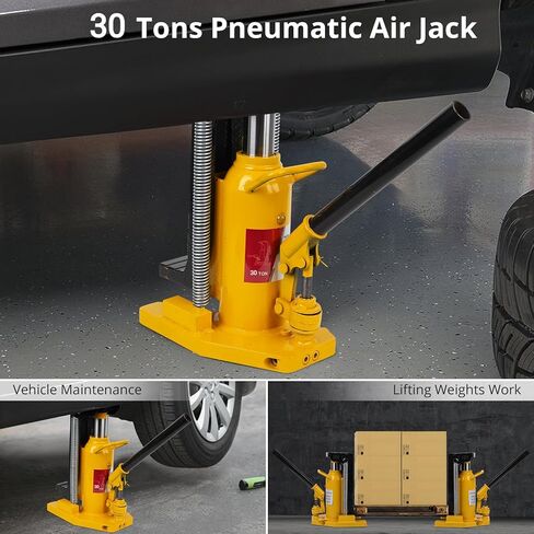 Toe Jack Lift Hydraulic Machine Floor Jack, 10T on Toe Jack Lift, 20T on Top Lift Jack with Manual Hand Pump, Hydraulic Toe Jack Heavy Duty Truck Travel Trailer Repair, Lift Capacity 10-20Ton in Kuwait