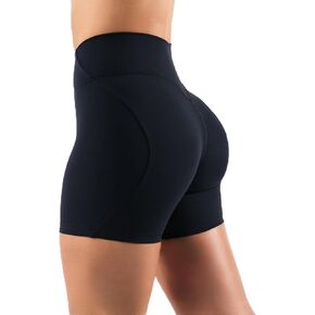 ABOCIW شورت نسائي عالي الخصر لسائقي الدراجات النارية، شورت زبداني ناعم للتحكم في البطن واللياقة البدنية والتمارين الرياضية والجري واليوجا والجيم in Kuwait