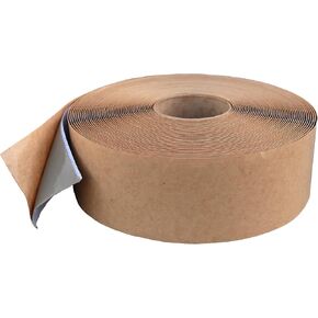 Ames Peel & Stick Seam Tape - 2" x 50’ Roll, Grey - Contouring, High-Strength Self-Adhesive Tape Perfect for Concrete, Metal, Wood and More - Made in The USA