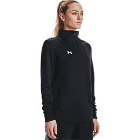 Under Armour Command Womens Quarter Zip Pullover M Black-white