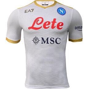 SSC Napoli [USA], us_sporting_goods, SSCNP Men's Standard Sport, White/Gold, 3XL