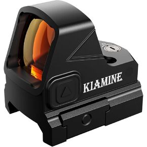 Krait Shake Awake Micro Red Dot Sight for RMS/RMSc Footprint, 3MOA Open Reflex Sight for Pistol, Compact Shockproof Handgun Red Dot Optic with Adapter Plate for Picatinny Base