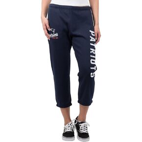 Ultra Game NFL Womens Soft Fleece Capri Jogger Sweatpants