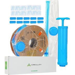 Creality Filament Vacuum 3D Printer Filament Vacuum Storage Kit 350 x 350mm, 10 Vacuum Bags with 10Desiccants, 10 Sealing Clip and 1 Hand Pump