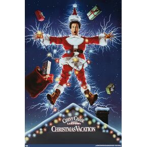 Trends International National Lampoon's Christmas Vacation - ملصق حائط من ورقة واحدة، 22.37 بوصة × 34.00 بوصة، إصدار ممتاز غير مؤطر