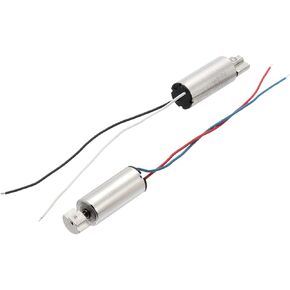 MECCANIXITY Micro Vibrating Vibration Motor DC 3V 0.2A 1100RPM 2pcs 7300RPM Speed 2 Leads