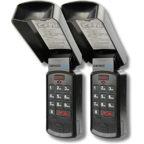 Garage Stop for Genie Garage Door Opener Keypad, GK-R GK-BX 37332R fits All Genie Intellicode Overhead Garage Door Openers, Wireless Garage Door Keypad, Black Design (Limited Edition)