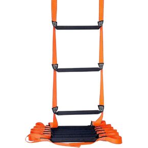 Fire Escape Ladder, 32.8 Feet Emergency Fire Ladder, 3-5 Story Homes Reusable Safety Rope Ladder for Balcony Window