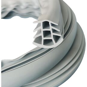Flexible EPDM Rubber Strip (1'' Wide, 80 Ft Long) for Concrete Crack Repair Replacement - Weather Aging Resistance Upgrading Expansion Joint Filler