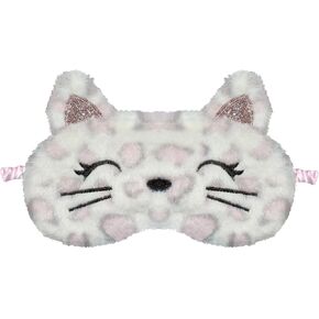 Cute Sleeping Mask Sleep Mask, Funny Santa Claus Soft Plush Eye Mask for Travel Nap Sleeping Chrismas Blindfold Eye Cover Eyeshade for Adult Kids Girls Teens Men Women - Santa Claus