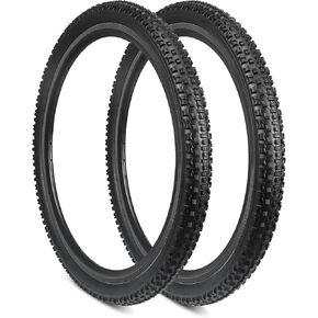 2 Pack 26/27.5/29 Bike Tire,26X2.1/27.5X2.1/ 29X2.1 Mountain Bike Tire, MTB Tyre, with/Without Inner Tubes, Lightweight Folding Bead Replacement Tyre for 26/27.5/29 Inch Mountain Bicycles