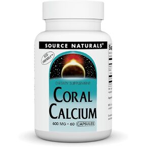 Source Naturals Coral Calcium 600mg, 240 Capsules