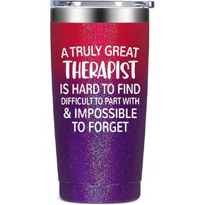Therapist Gifts - Physical Therapist Gifts for Women - Mental Heatlh, Respiratory, Occupational Therapy, Massage Therapist Appreciation Gifts for Birthday Christmas - 20oz Insulated Tumbler