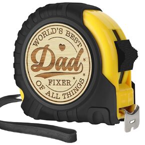 Grandpa Gifts for Christmas - Birthday Gifts for Grandpa from Grandkids Granddaughter, Cool Grandpa Tool Gifts, Ideal Christmas Gifts for Grandfather - Grandpa Engraved Tape Measure 25 FT