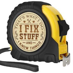 Grandpa Gifts for Christmas - Birthday Gifts for Grandpa from Grandkids Granddaughter, Cool Grandpa Tool Gifts, Ideal Christmas Gifts for Grandfather - Grandpa Engraved Tape Measure 25 FT