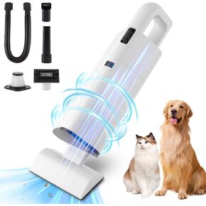 Pet Hair Handheld Vacuum Cordless Car Vacuum, 20000PA High Power, Portable Lightweight Rechargeable Hand Vacuum for Home, Pet and Car