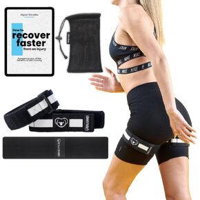 | Booty Blood Flow Restriction Bands For Women With Training Guide For Legs, Glutes, Occlusion Bands For Workout, BONUS Fabric Resistance Loop, Tone & Lift Your Butt, Squat, Thigh, Fitness