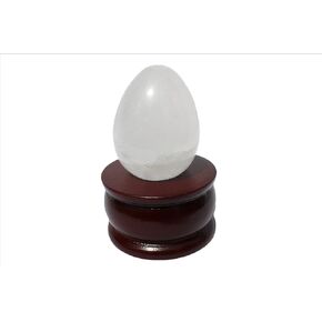 Jet Superb Lepidolite Gemstone Egg Free Booklet Crystal Therapy Bonded Sphere Magic Easter Fortune Teller Himalayan Rock Crystal Stone Genuine Beautiful (Lepidolite)