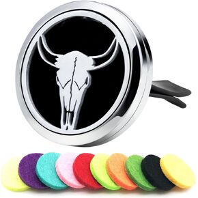 30mm Essential Oil Car Diffuser Vent Clips Car Diffuser Vent Clip Aromatherapy Car Nightmare Before Christmas Car Accessories for Women(Cross Christmas)