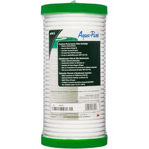 3M Aqua-Pure AP800 Series Whole House Filter Housing AP801T, 5639203, Large Diameter, Transparent Sump, 10 in.