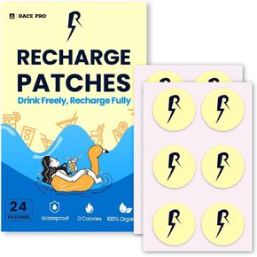 The Recharge Patch 24-Pack: Recovery Patches Vitamin Patches Drinking Patches Morning Patches Travel Essentials Cruise Essentials 2024 Festival Essentials Bachelorette Party Favors Men Women