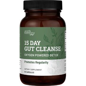 15 Day Gut Cleanse Detox For Women and Men - Vegan, Non-GMO Ingredients For Waist Loss and Constipation Relief With A 15 Day Cleanse Gut Support Without Cramping, As Seen On TikTok (60 Capsules)