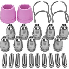 ARCCAPTAIN AG-60 Plasma Cutter Torch Consumables, .040'' SG-55 AG-60 WSD-60 Plasma Cutter Accessories for ARCCAPTAIN CUT55/CUT55PRO, 24 Pcs