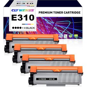 Compatible Toner Cartridge Replacement for Dell E310 E310dw Toner for Dell E310dw E515dw E514dw E515dn Laser Printer (2 Black)