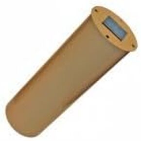 Erva Post Mounted Squirrel Baffle, Tan, 8" Dia.