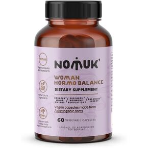 Woman Hormo Balance, Shatavari for PMS, Schisandra, Maca and Ginseng, adaptogenic Roots, Mushroom Extract for Women's Health, 60 Capsules