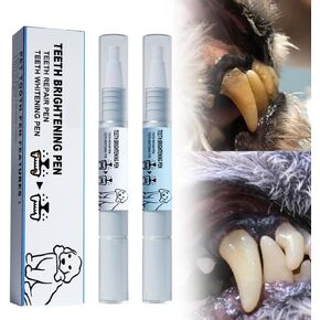 2024 New Pet Toothbrush Pen, Upgrade Dog Teeth Cleaning Pen Pet Teeth Repairing Kit in Saudi Arabia