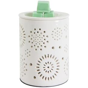Wax Melt Burner Wax Burner Ceramic Oil Burners Assorted Wax Warmer Aromatherapy Holder Candle Scented Diffuser Home Bedroom Decor Flower Pattern