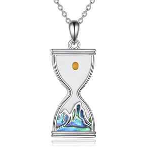 Mustard Seed Necklace 925 Sterling Silver Crystal Necklace Mustard Seed Jewelry Birthday Gifts for Women Girls