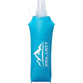 Running Vest Soft Flask, BPA-Free 500ml Collapsible Water Bottle for Hydration Backpack, Folding Running Water Bottle for Running Hiking Cycling Climbing