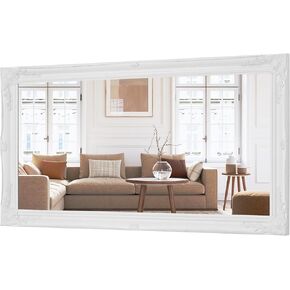 Large Antique Mirror, Traditional Vintage Baroque Mirror, Gold Wall Decor Mirror Accent Framed Mirror for Bedroom, Entryway, Dining Room, Fireplace, 41" x 30"