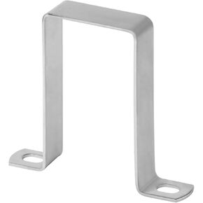 12 Pcs 2"x4" Rectangular Tube Strap Clamp, 304 Stainless Steel U Shape Square Tube Bracket Clamp