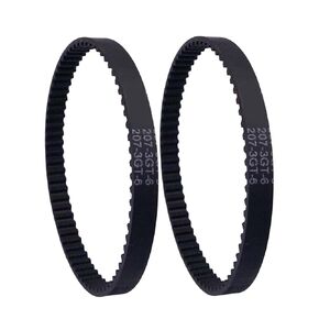2 Pack Gates 207-3GT-6 Replacement Drive Belt for Shark NV355 NV356E NV357 NV358 NV354C NV800W NV801 UV810 HV381 HV380 HV382 HV383 IZ362H UV440 UV490 NV22L NV370 NV22 NV70 UV400 UV410 UV420