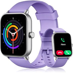 Smart Watch for Women (Alexa Built-in & Bluetooth Call), 1.8" Smartwatch with SpO2/Heart Rate/Sleep/Stress Monitor, Calorie/Step/Distance Counter, 100 Sport Modes, IP68 Fitness Watch for Android iOS