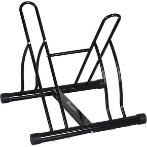 حامل أرضية لرف الدراجة من Soozier، حديقة دراجات قابلة للتعديل في اتجاهين للدراجة للمرآب، مساحة تخزين قائمة بذاتها in Kuwait