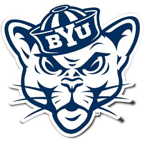 Desert Cactus Brigham Young University Cougars BYU Cougs Vinyl Decal Laptop Water Bottle Car Scrapbook Sticker (IND 9)