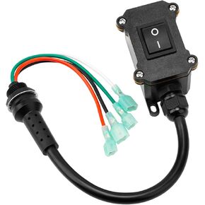 101610 Switch Cord Assembly Replacement for Proteam AviationVac,LineVacer HEPA,LineVacer ULPA,MegaVac,Super CoachVac,Super QuarterVac Backpack Vacuum,Power Cord Switch Parts 120V Black